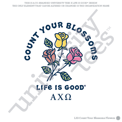 Art Code: LIG COUNT YOUR BLOSSOMS FLOWERS